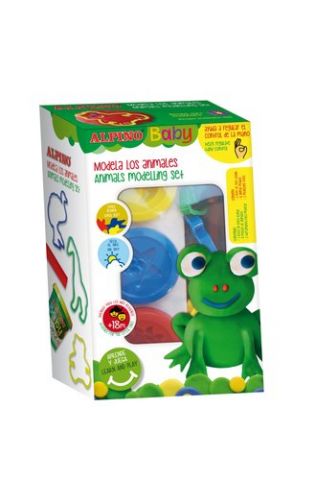 PASTA MODELAR ALPINO BABY DOUGH SET 3x85 gr. ANIMA