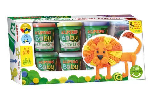 PASTA MODELAR ALPINO BABY DOUGH 6x85 gr.