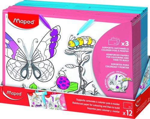 MAPED SOPORTE PARA COLOREAR Y PINTAR 3und
