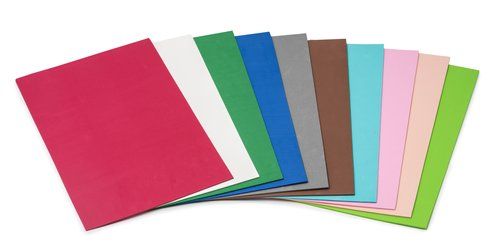 GOMA EVA  FAIBO HOJA 20x30 cm BOLSA de 10 colores