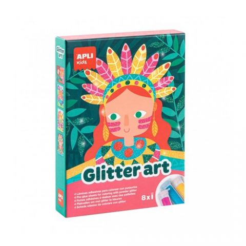 KIT APLI KIDS GLITTER ART (+5 años)