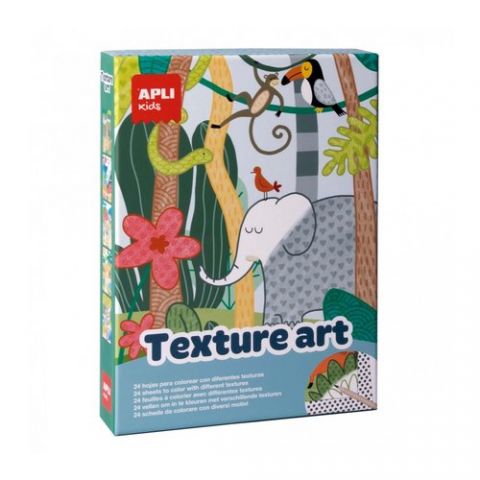 KIT APLI KID COLOREA CON TEXTURAS TEXTURE ART (+5