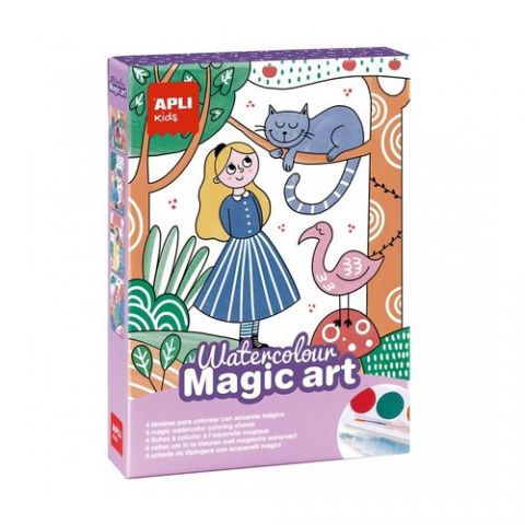 KIT APLI KIDS WATERCOLOUR MAGIC ART (+5 años)