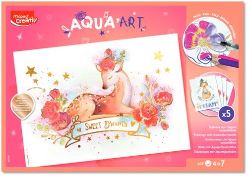 MAPED CREATIV AQUA ART SET LAPICES ACUARELABLES+ U