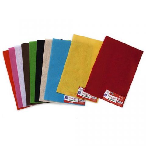 FIELTRO FIXO KIDS 170g 20x30 NARANJA BOLSA DE 10