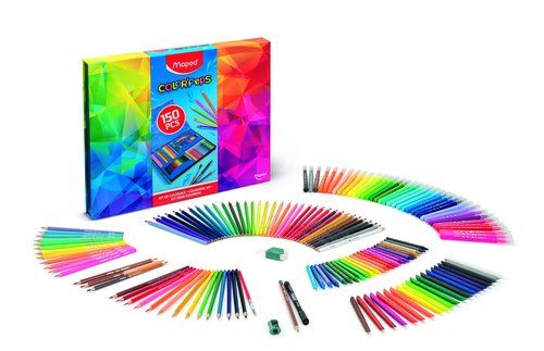 MALETIN MAPED COLORING COLOR PEPS 150 PIEZAS