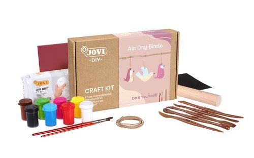 PASTA MODELAR JOVI DIY CRAFT PAJARO KIT