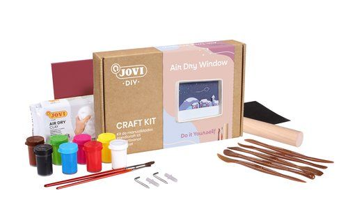 PASTA MODELAR JOVI DIY CRAFT VENTANA KIT