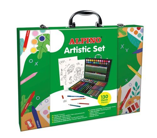 MALETIN ALPINO ARTISTIC SET DE 130 PIEZAS
40x CERA