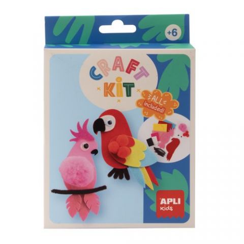 SET DE MANUALIDADES APLI KIDS CRAFT KIT PAJAROS DE