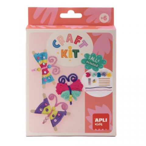 SET DE MANUALIDADES APLI KIDS CRAFT KIT MARIPOSAS