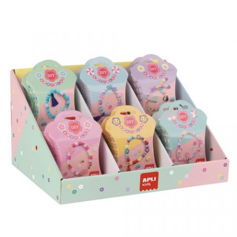 SET DE MANUALIDADES APLI KIDS DIY PULSERAS EXPOSIT