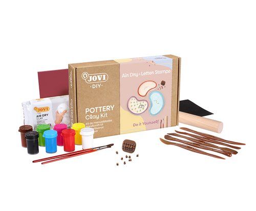PASTA MODELAR JOVI DIY CRAFT ESTAMPADORES KIT