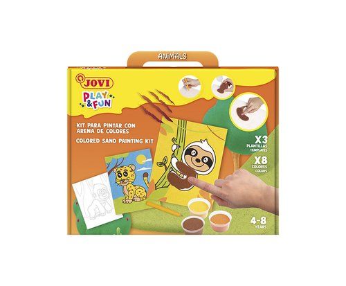 KIT DE MANUALIDADES JOVI PLAY&FUN PINTA CON ARENA