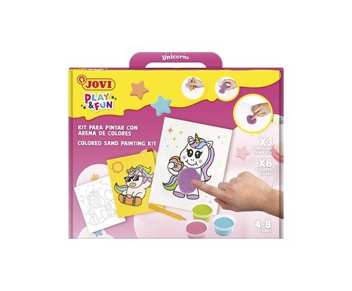 KIT DE MANUALIDADES JOVI PLAY&FUN PINTA CON ARENA