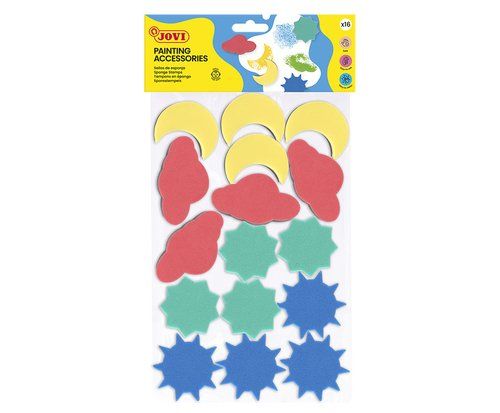 ESPONJAS JOVI para MANUALIDADES BOLSA de 16