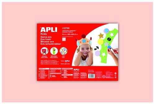GOMA EVA APLI HOJA 40x60 cm PIEL PAQUETE de 5