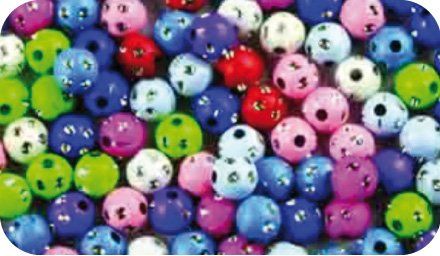 ABALORIOS PLASTICO FIXO KIDS REDONDOS BOLSA de 30