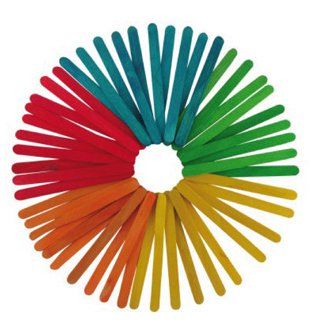 PALILLOS PLANOS FIXO KIDS MADERA COLORES FINOS 11,