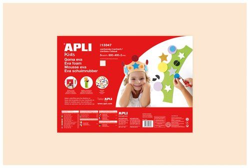 GOMA EVA APLI HOJA 40x60 cm PIEL CLARO PAQUETE de