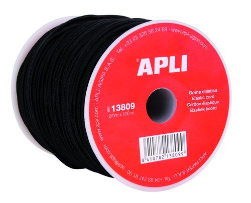 GOMA ELASTICA BOBINA DE 2 mm. x 100 m.