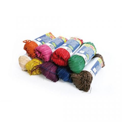 RAFIA CINTA ROLLO CLAIREFONTAINE 50 g (CAJA de 9)