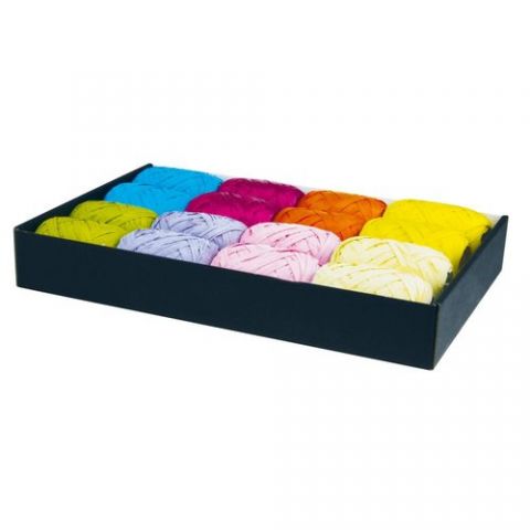 RAFIA CINTA ROLLO CLAIREFONTAINE 13 mm x 20 m SURT