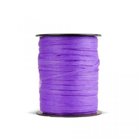 RAFIA CINTA de 3,5 mm ROLLO de 100 m LILA CLARO