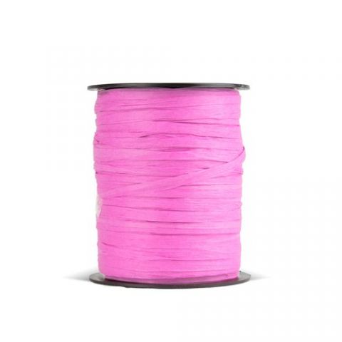 RAFIA CINTA de 3,5 mm ROLLO de 100 m ROSA