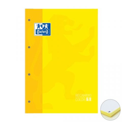 RECAMBIO OXFORD SCHOOL COLOR 1 ENCOLADO A4+ 80h 90