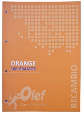 RECAMBIO OLEF A4 80h 100gr 4 TALADROS CUADRIC.5x5