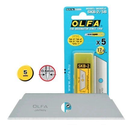 RECAMBIO CUTER OLFA SKB-2 18mm 5 UNIDADES