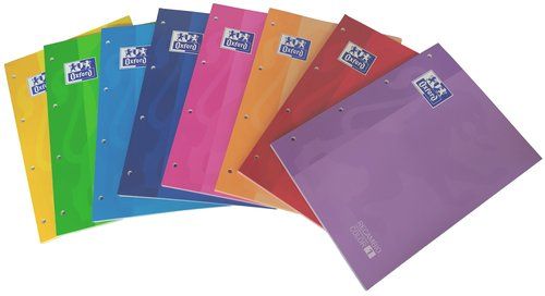 RECAMBIO OXFORD SCHOOL COLOR 1 ENCOLADO A4+ 80h 90