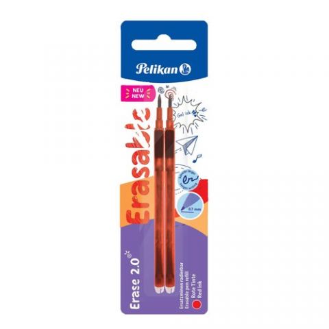RECAMBIO PELIKAN ERASE 2.0 ROJO BLISTER de 2 (9566