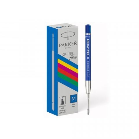 RECAMBIO PARKER PLASTICO PUNTA NORMAL AZUL