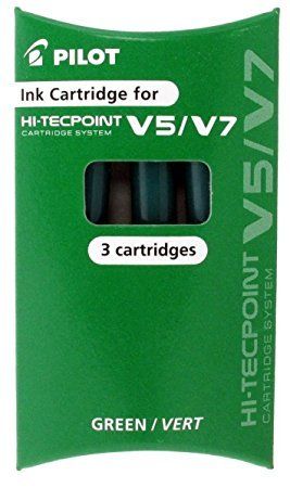 RECAMBIO PILOT ROLLER V-5 RECARGABLE VERDE BLISTER