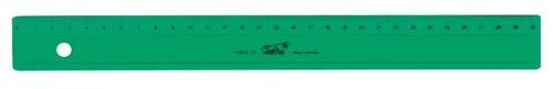REGLA SAFTA 30 CENTIMETROS VERDE