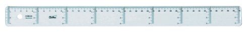 REGLA CRISTAL SAFTA 40 CENTIMETROS