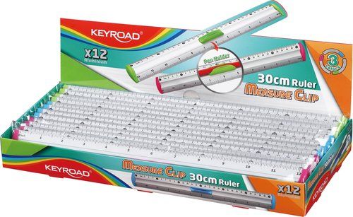 REGLA de ALUMINIO KEYROAD 30 cm SURTIDO