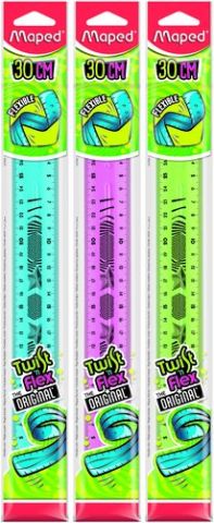 REGLA MAPED TWIST&FLEX 30 CM FLEXIBLE IRROMPIBLE