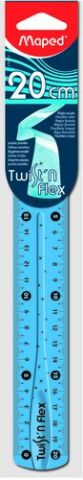 REGLA MAPED TWIST&FLEX 20 CM FLEXIBLE IRROMPIBLE