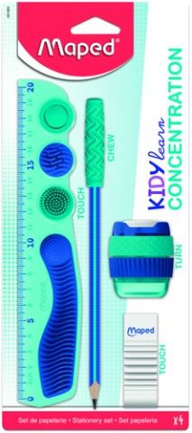 KIT MAPED KIDY LEARN CONCENTRACION 4 PIEZAS