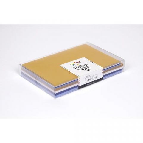SET CARTAS CLAIREFONTAINE POLLEN 20 SOBRES 114x162