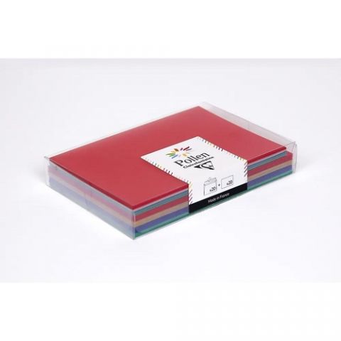 SET CARTAS CLAIREFONTAINE POLLEN 20 SOBRES 114x162
