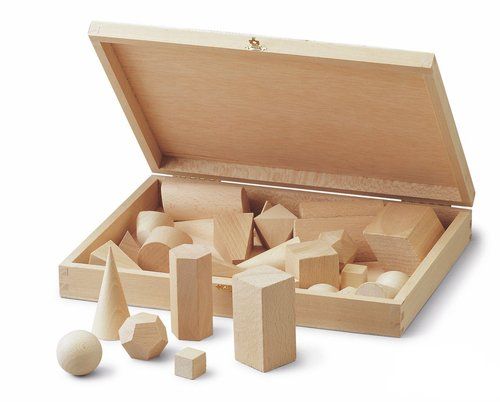 JUEGO DIDACTICO ESTUCHE CUERPOS GEOMETRICOS DE MAD