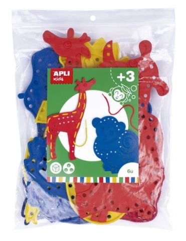 JUEGO EDUCATIVO APLI KIDS COSEDORES ANIMALES BOLSA