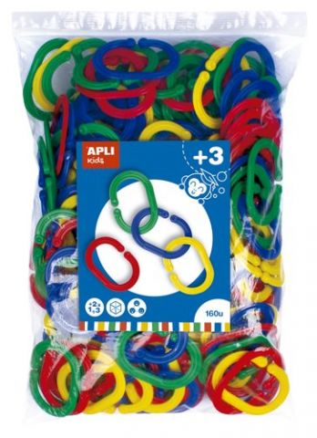 JUEGO EDUCATIVO APLI KIDS ANILLAS ENGARZABLES BOLS