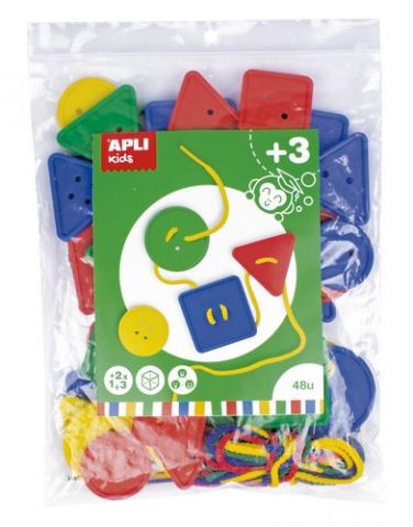 JUEGO EDUCATIVO APLI KIDS BOTONES ENSARTABLES BOLS