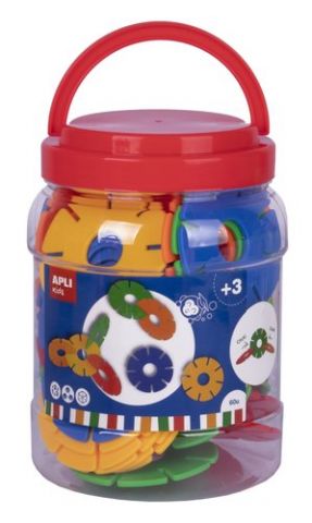 JUEGO EDUCATIVO APLI KIDS DISCOS CONECTORES BOTE D