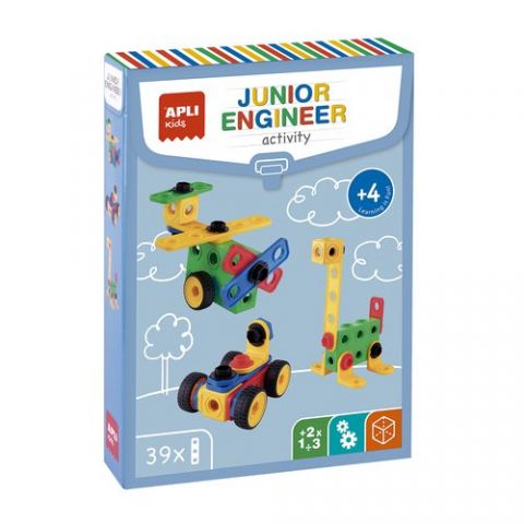 JUEGO EDUCAT.APLI KIDS PEQUEÑO INGENIERO 39 PIEZAS